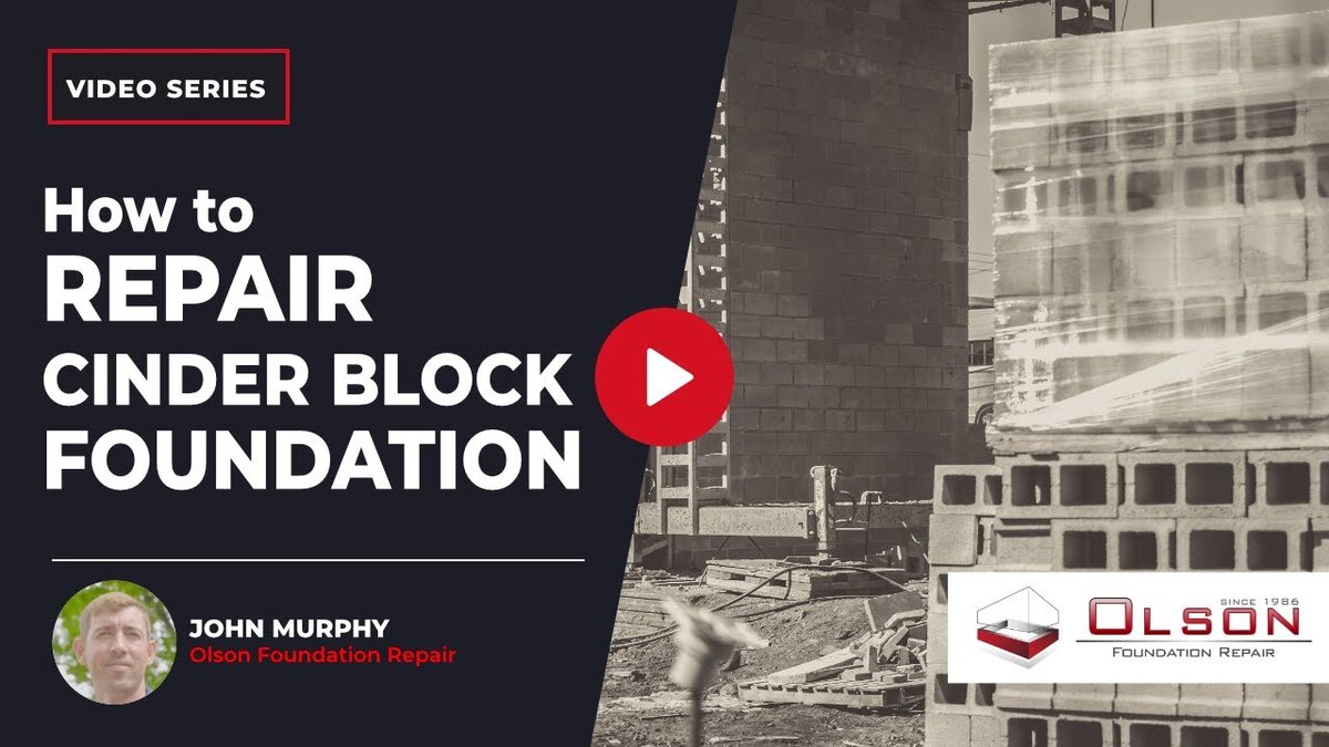 repair cinder block foundation walls