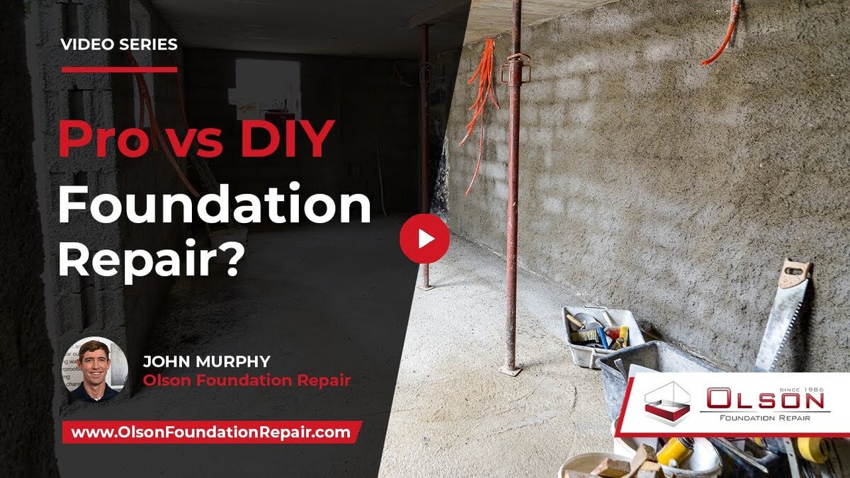 DIY foundation repair