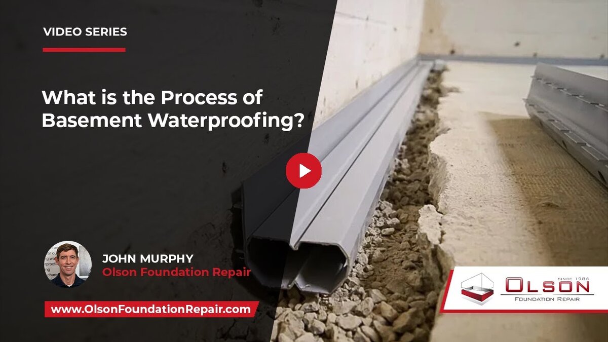 process of basement waterproofing