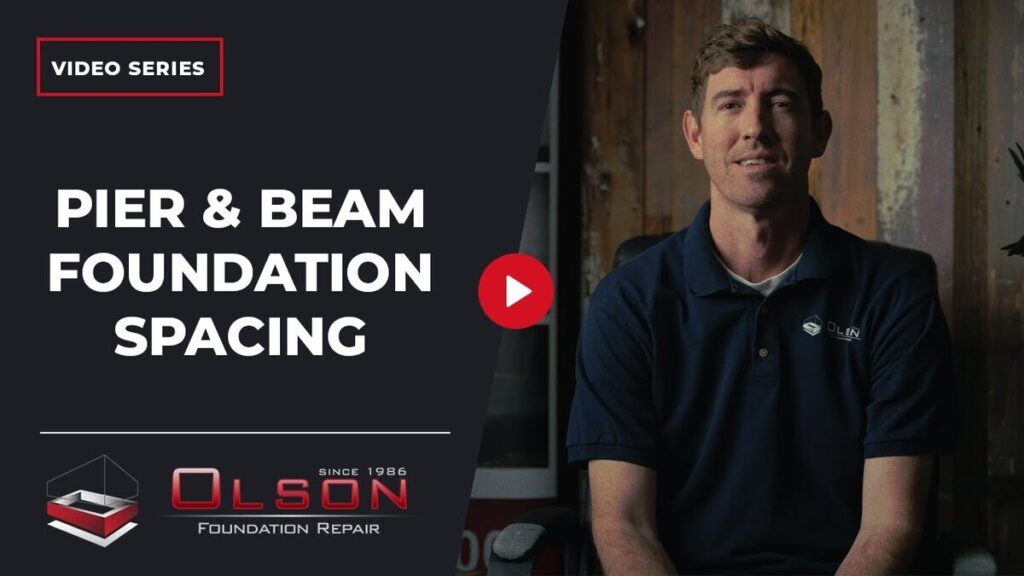 beam foundation spacing