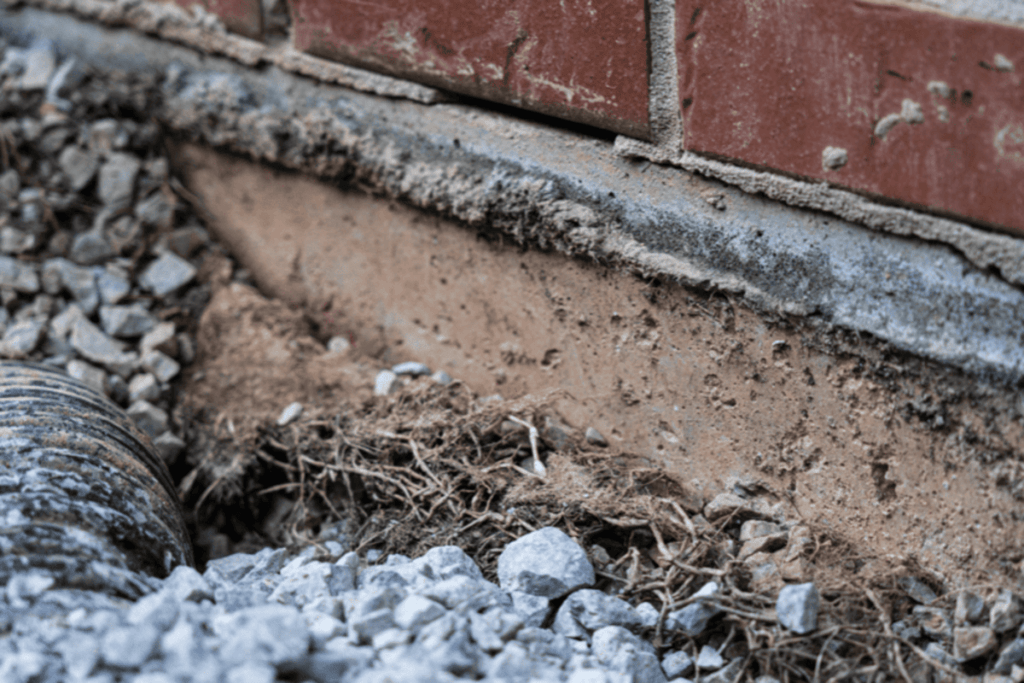 watering a foundation