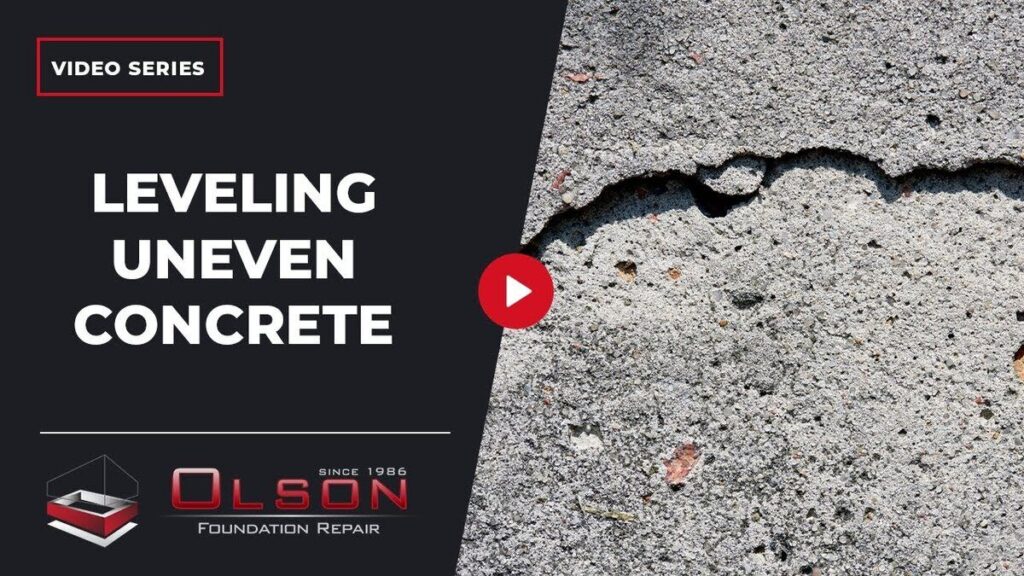 leveling uneven concrete