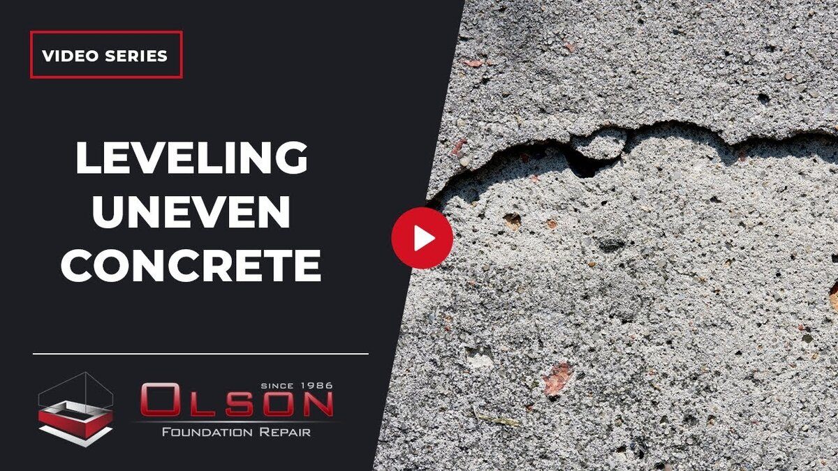 leveling uneven concrete