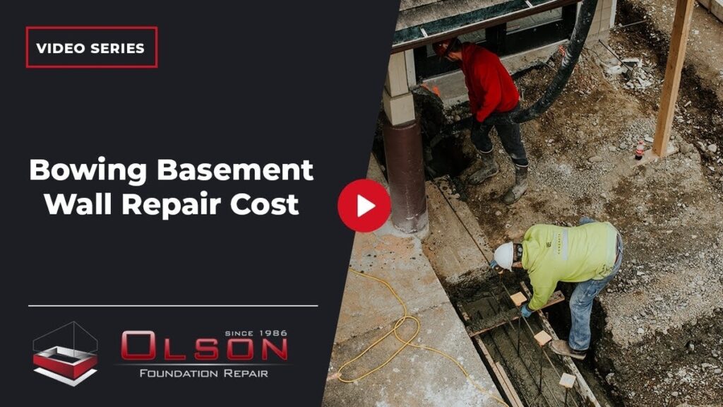 bowing basement wall repair cost