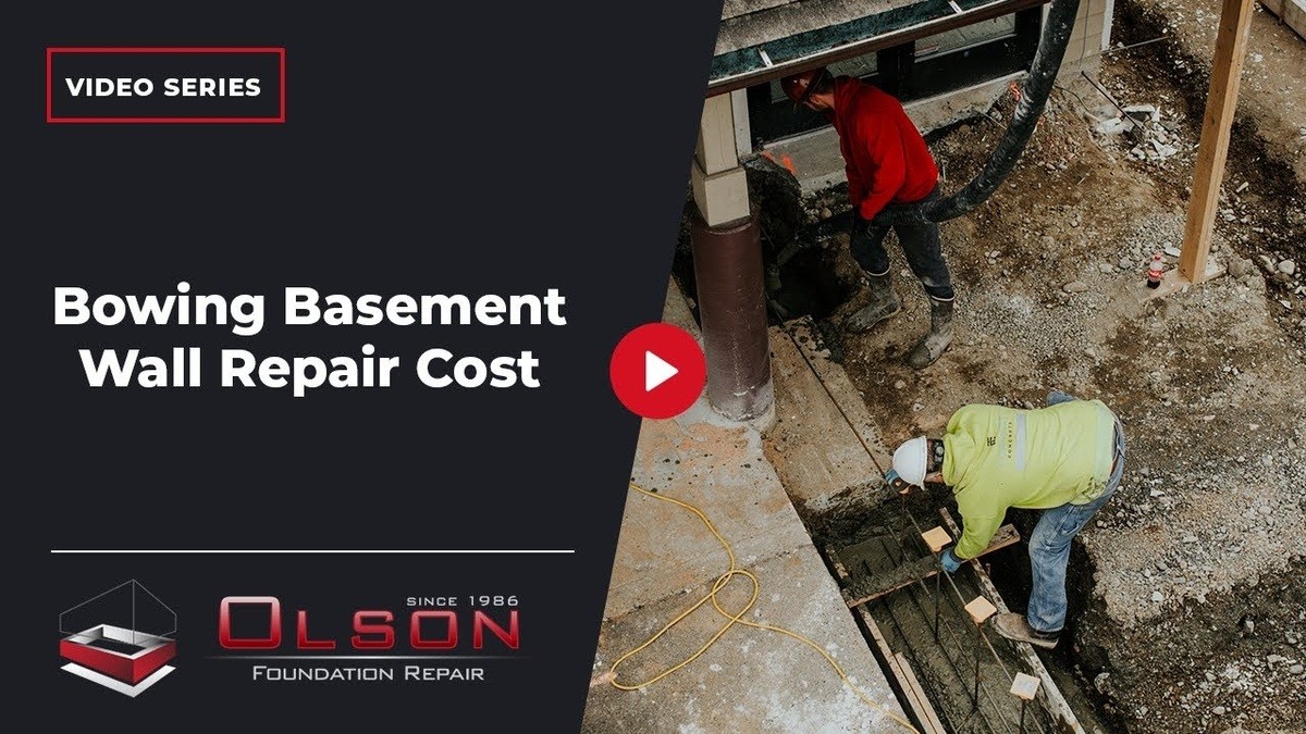 bowing basement wall repair cost