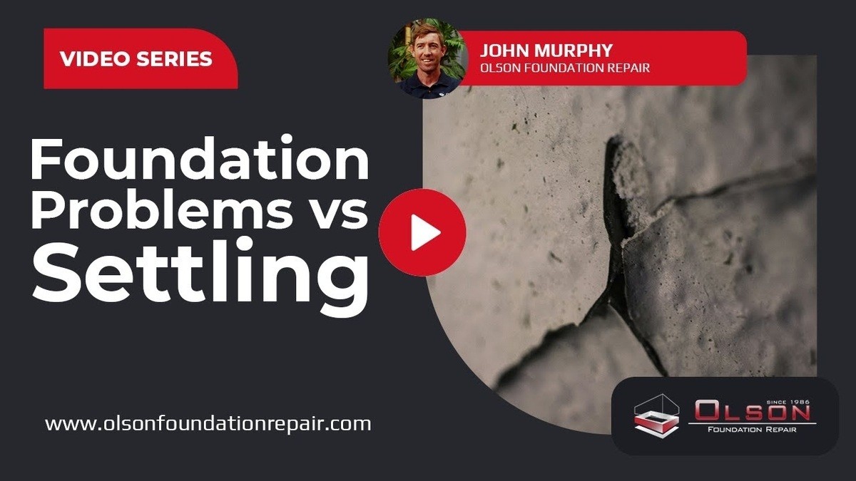 foundation problems and settling