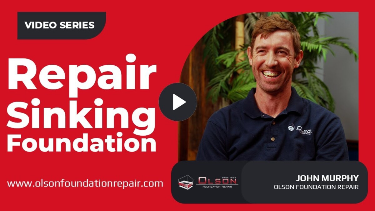 repair sinking foundation