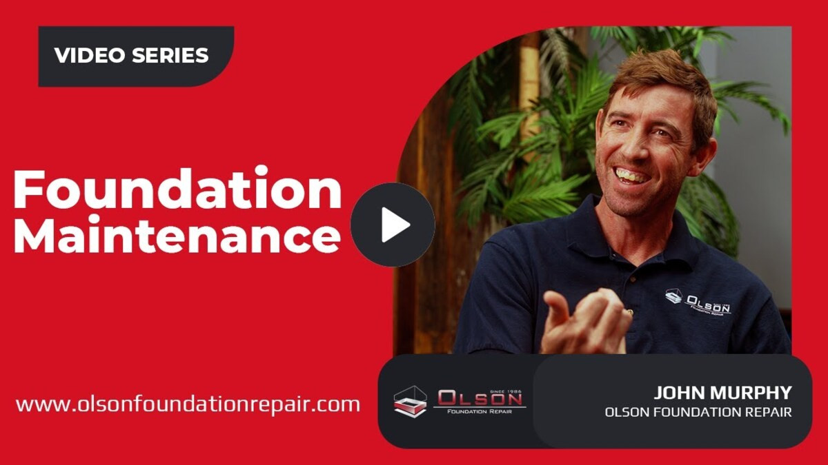 foundation maintenance