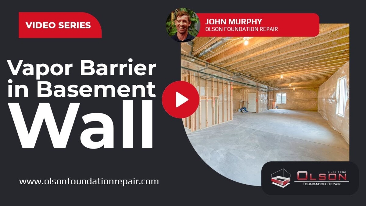 Vapor Barrier Basement Wall