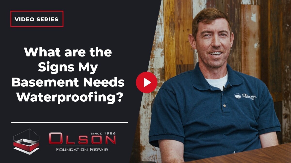 signs basement waterproofing