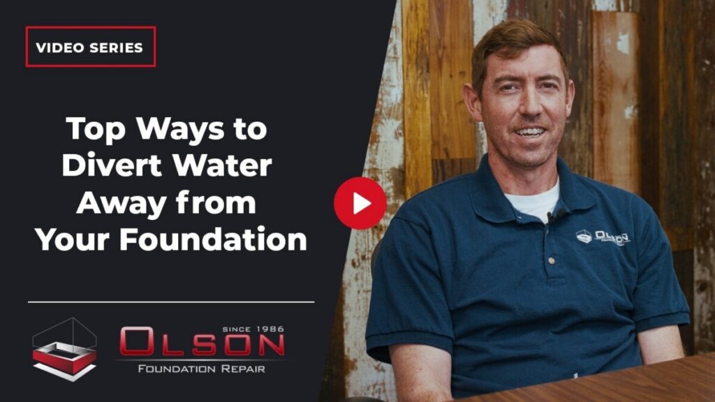 ways to divert water away from your foundation